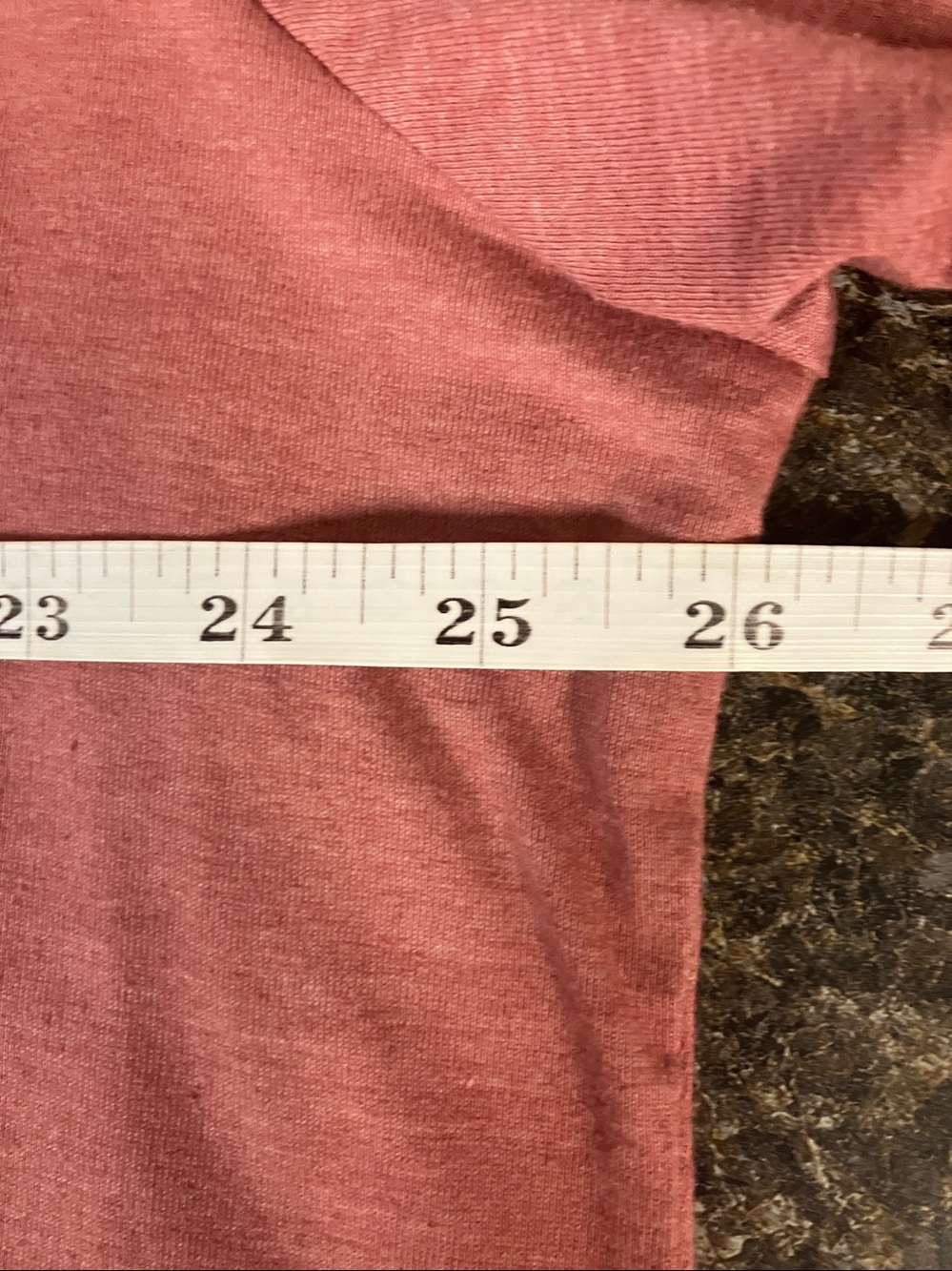 3/$15❤️ Lif apparel mauve Christmas V neck tee shirt 3x - Picture 6 of 9